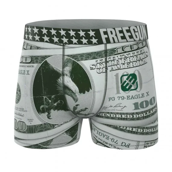 Boxer Men Dollars (Men's boxer shorts) Freegun on FrenchMarket