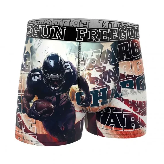 Boxer Homme Premium "Sport Foot US" (Boxers Homme) Freegun chez FrenchMarket