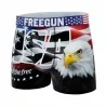 Boxer Homme Microfibre "Collection USA" (Boxers Homme) Freegun chez FrenchMarket