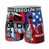 Boxer Homme Microfibre "Collection USA" (Boxers Homme) Freegun chez FrenchMarket