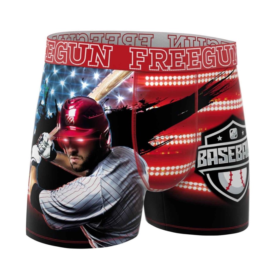 Baseball-boxer för män - mikrofiber Freegun | Sport Komfort