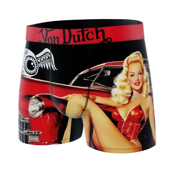 Herenboxershort "Pin-Up" Microvezel (Herenboxershorts) Von Dutch chez FrenchMarket