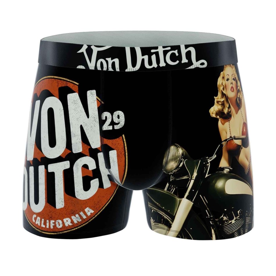 Pin-Up Boxer i mikrofiber för män Von Dutch | Komfort och vintage-stil