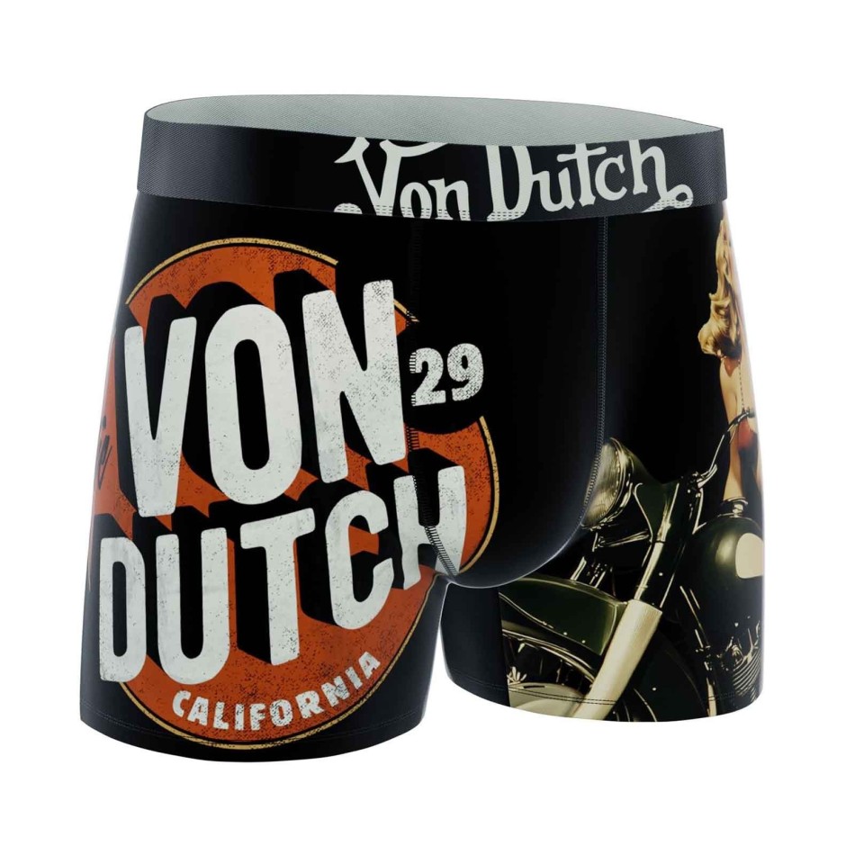 Pin-Up Boxer i mikrofiber för män Von Dutch | Komfort och vintage-stil