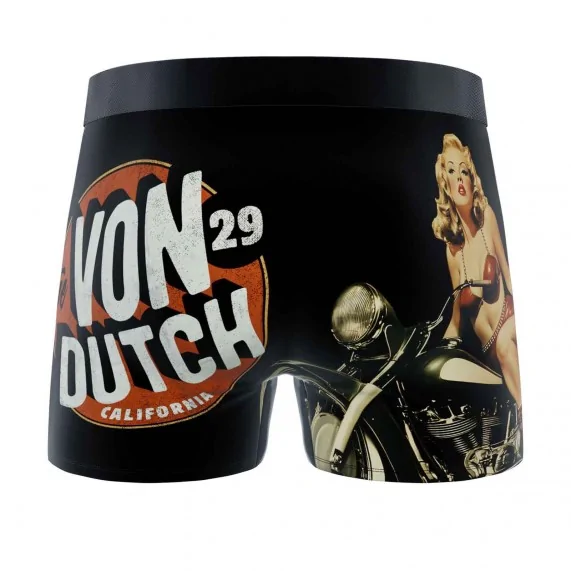 Calzoncillos bóxer de microfibra "Pin-Up" para hombre (Calzoncillos para hombre) Von Dutch chez FrenchMarket