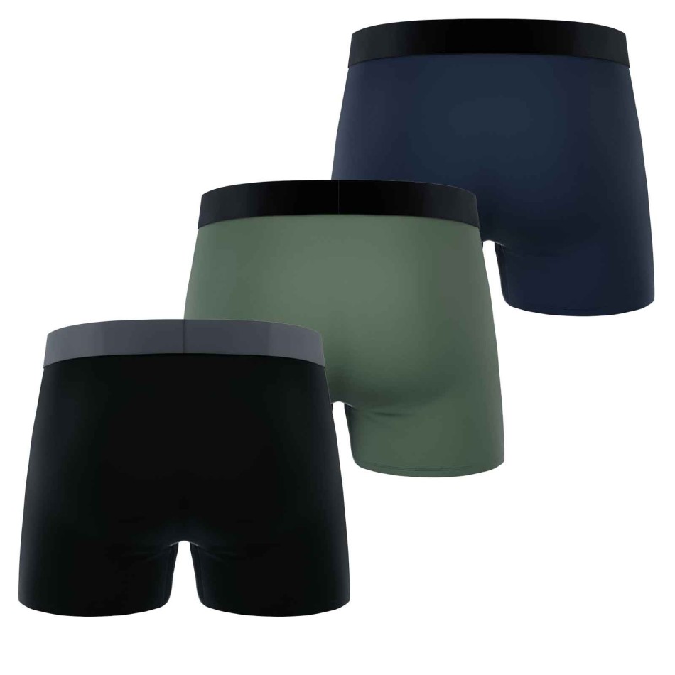 Set van 3 herenboxershorts in katoenVon Dutch Logo" (Herenboxershorts) Von Dutch chez FrenchMarket