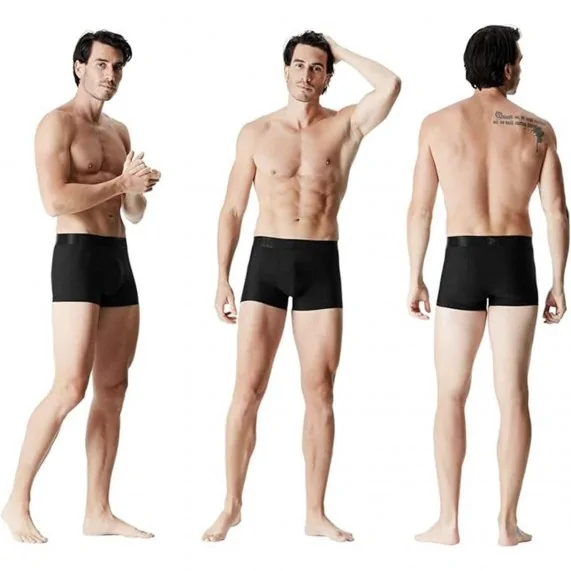 4er-Pack Boxershorts "Bruce" für Männer aus Mikrofaser (Boxershorts für Männer) Pierre Cardin auf FrenchMarket