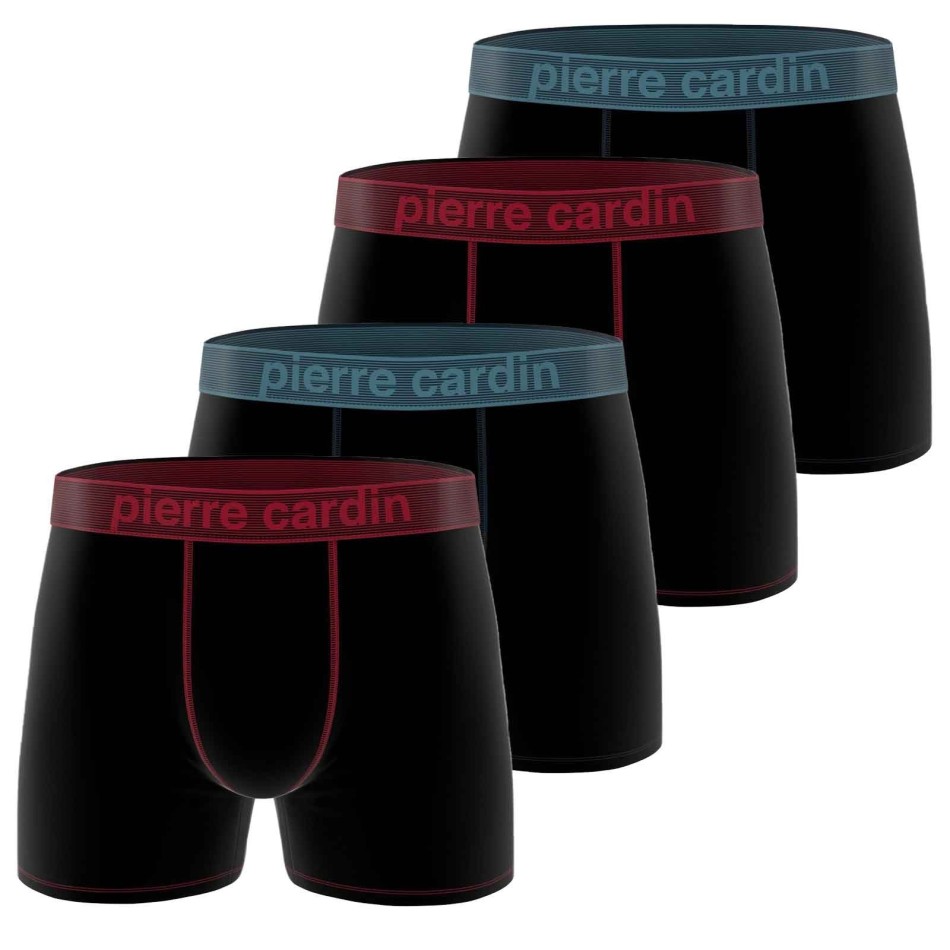 PIERRE CARDIN Set of 4 "Dol" Bamboo Boxers - Bamboo Viscose