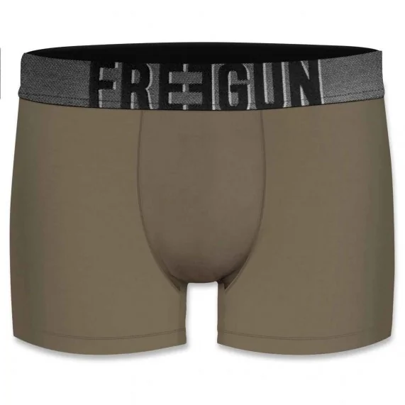 4er-Pack Boxershorts für Herren aus Mikrofaser mit Soft Touch "Signature KARL" (Boxershorts für Männer) Freegun auf FrenchMarket