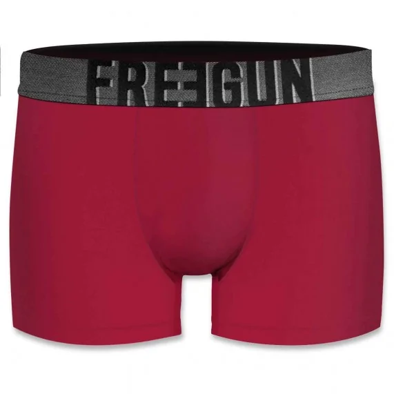 4er-Pack Boxershorts für Herren aus Mikrofaser mit Soft Touch "Signature KARL" (Boxershorts für Männer) Freegun auf FrenchMarket