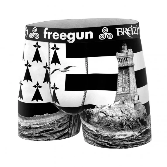 Boxer Mann Microfaser "La Bretagne" (Boxershorts Mann) Freegun auf FrenchMarket