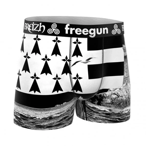 Boxer Mann Microfaser "La Bretagne" (Boxershorts Mann) Freegun auf FrenchMarket