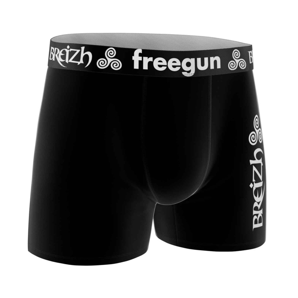 FREEGUN Nos Régions | Boxer i mikrofiber för män "La Bretagne"