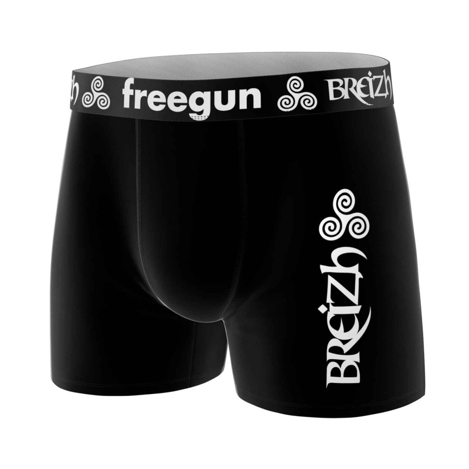 FREEGUN Nos Régions | Boxer i mikrofiber för män "La Bretagne"