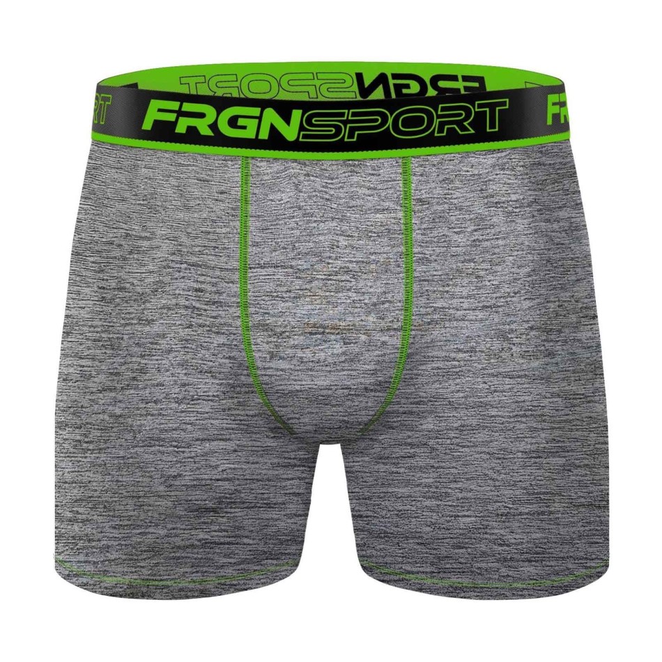 Freegun Set om 4 långa 6-tums Dynamik Sport-boxerkalsonger i mikrofiber för män