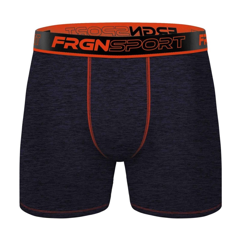 Freegun Set om 4 långa 6-tums Dynamik Sport-boxerkalsonger i mikrofiber för män