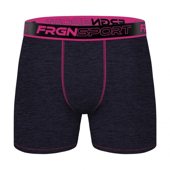 Set van 4 "Dynamik Sport" Heren Microvezel Lange Boxershorts 6 inch (Herenboxershorts) Freegun chez FrenchMarket