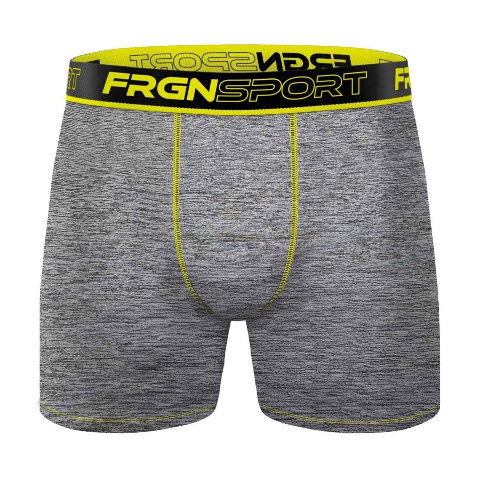 Freegun Set om 4 långa 6-tums Dynamik Sport-boxerkalsonger i mikrofiber för män