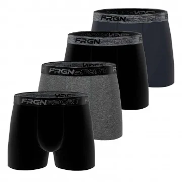 Lot de 4 Boxers Homme Coton Stretch "Dynamik Sport" (Lot boxers Homme) Freegun chez FrenchMarket