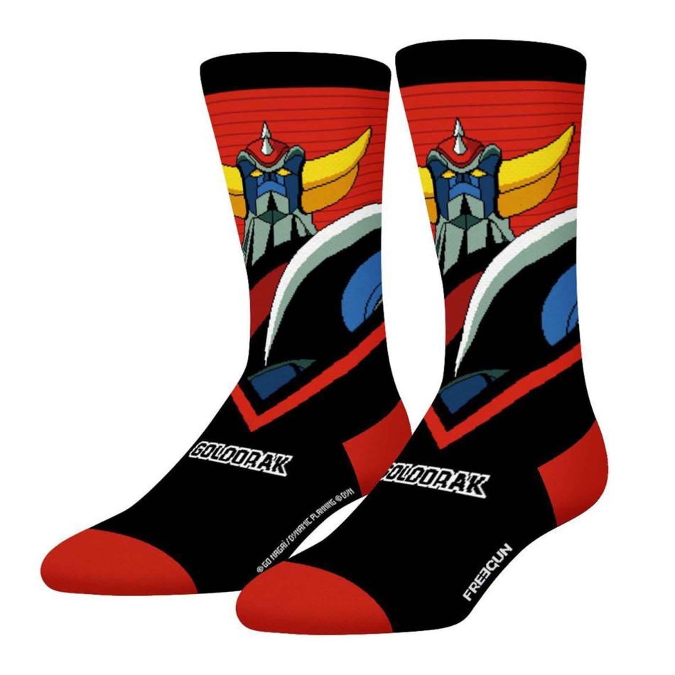 Set om 2 Goldorak-strumpor för män Freegunmajoritet bomull