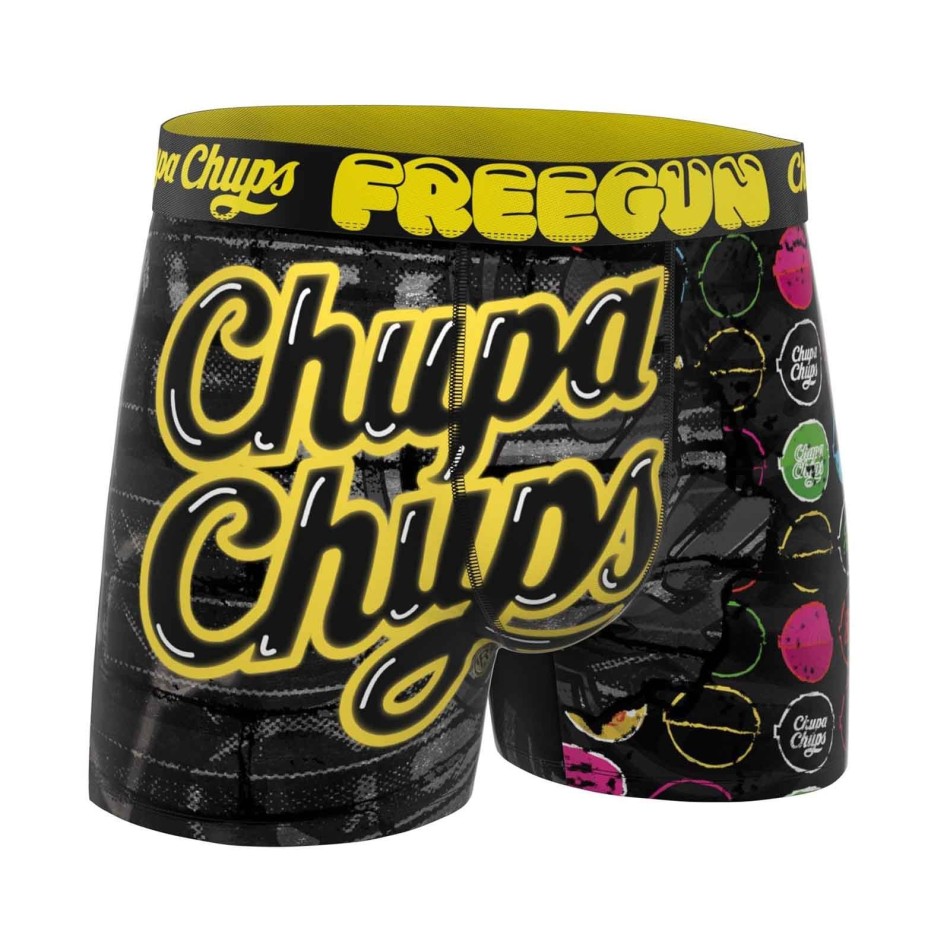 Set van 4 "Chupa Chups" boxershorts voor mannen (Herenboxershorts) Freegun chez FrenchMarket