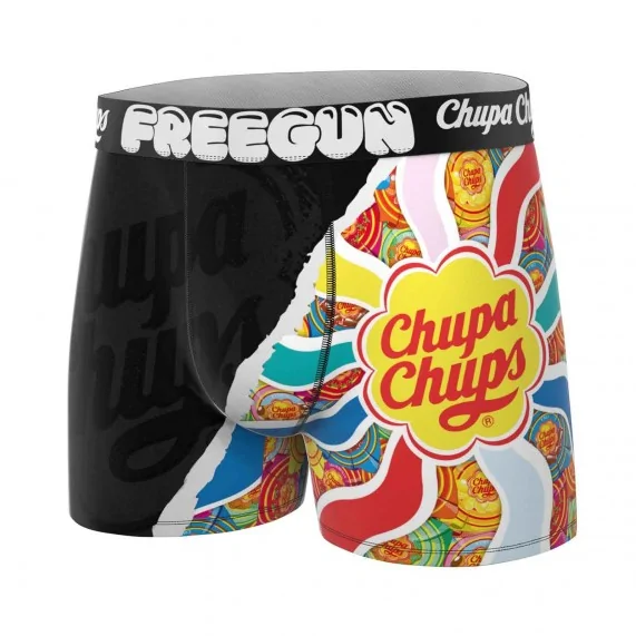 Lot de 4 Boxers Homme "Chupa Chups" (Lot boxers Homme) Freegun chez FrenchMarket
