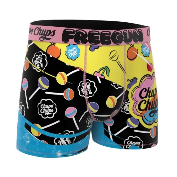 Lote de 4 calzoncillos bóxer "Chupa Chups" para hombre (Calzoncillos para hombre) Freegun chez FrenchMarket