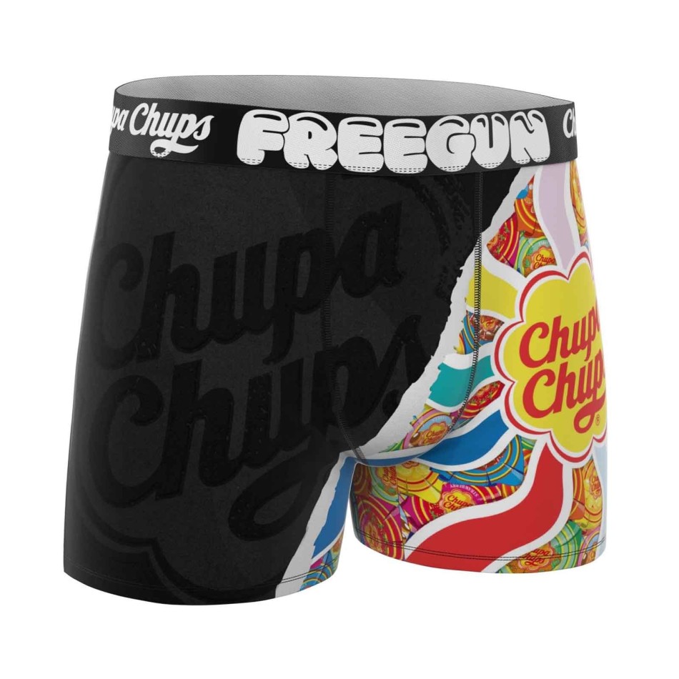 Set om 3 Chupa Chups Boys Microfiber Boxershorts - svart Freegun
