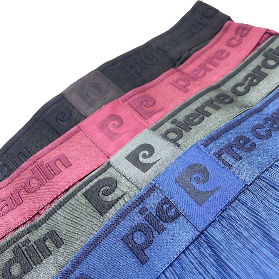 Set med 4 boxerkalsonger "Ant" i mikrofiber Pierre Cardin | Komfort för män