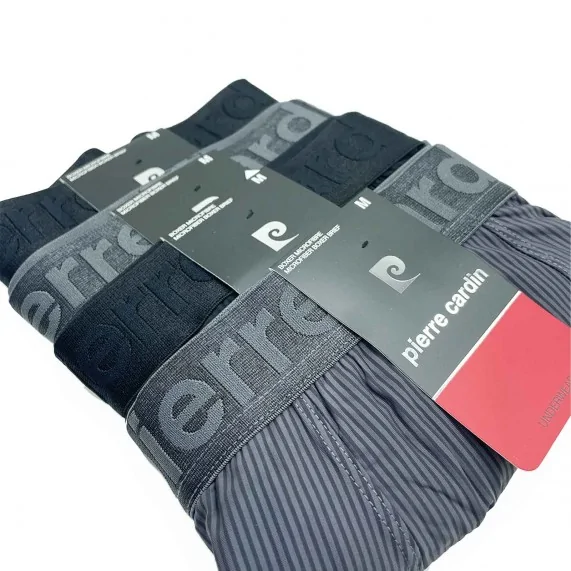 Set di 4 boxer "Bruce" in microfibra per uomo (Boxer da uomo) Pierre Cardin chez FrenchMarket