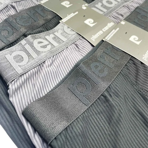 4er-Pack Boxershorts "Bruce" für Männer aus Mikrofaser (Boxershorts für Männer) Pierre Cardin auf FrenchMarket