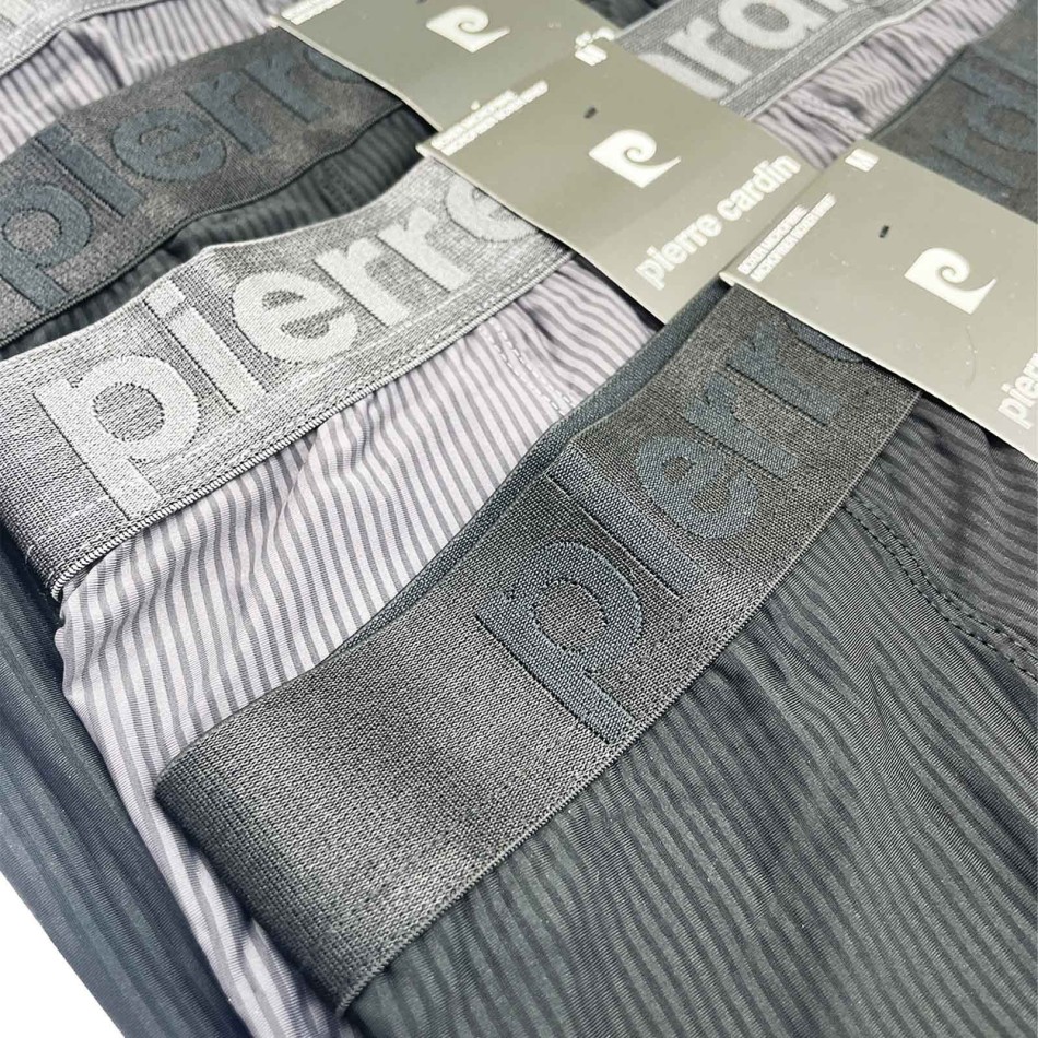 Lot de 4 Boxers Homme Microfibre "Bruce" (Lot boxers Homme) Pierre Cardin chez FrenchMarket