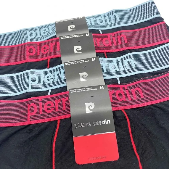 Set di 4 boxer "Dol" in bambù per uomo (Boxer da uomo) Pierre Cardin chez FrenchMarket