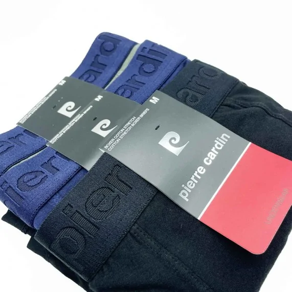 Set di 3 boxer da uomo in cotone "Paolo" (Boxer da uomo) Pierre Cardin chez FrenchMarket