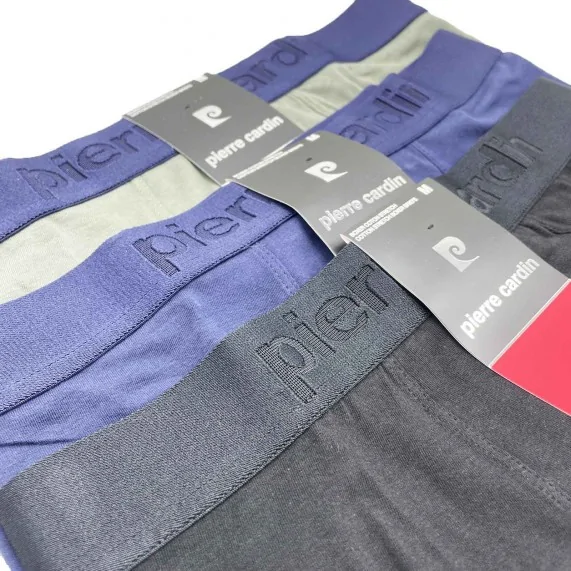 Set di 3 boxer da uomo in cotone "Paolo" (Boxer da uomo) Pierre Cardin chez FrenchMarket