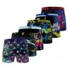 Lot de 6 Boxers Homme Microfibre "Pixel" (Boxershorts für Männer) Freegun auf FrenchMarket