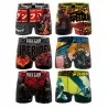Lot de 6 Boxers Homme Microfibre "Street Futur Robot" (Boxershorts für Männer) Freegun auf FrenchMarket