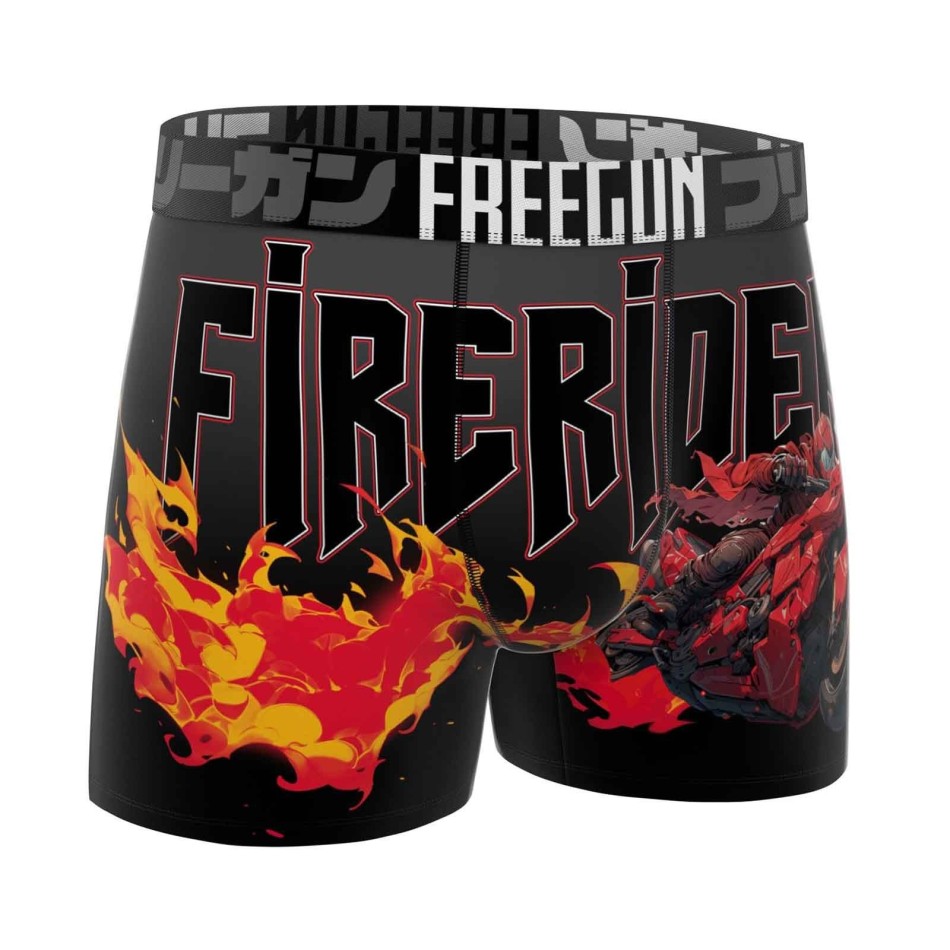 Set van 6 "Street Futur Robot" Microvezel Boxershorts voor Mannen (Herenboxershorts) Freegun chez FrenchMarket