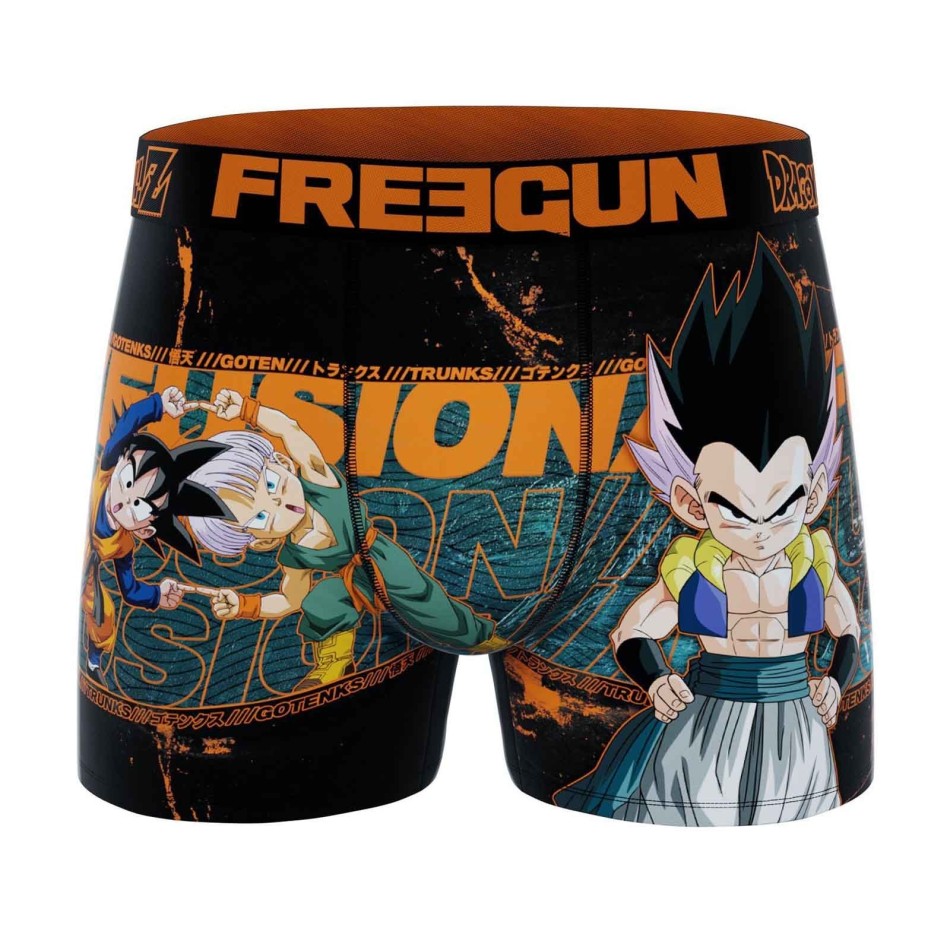Dragon Ball Z "Gotenks" men's boxer shorts (Men's boxer shorts) Freegun on FrenchMarket
