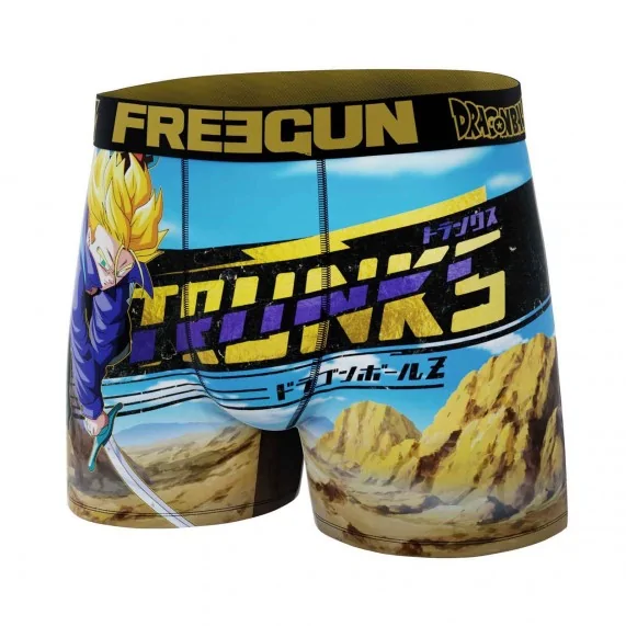 Boxer Homme Microfibre Dragon Ball Z "Trunks" (Boxers Homme) Freegun chez FrenchMarket