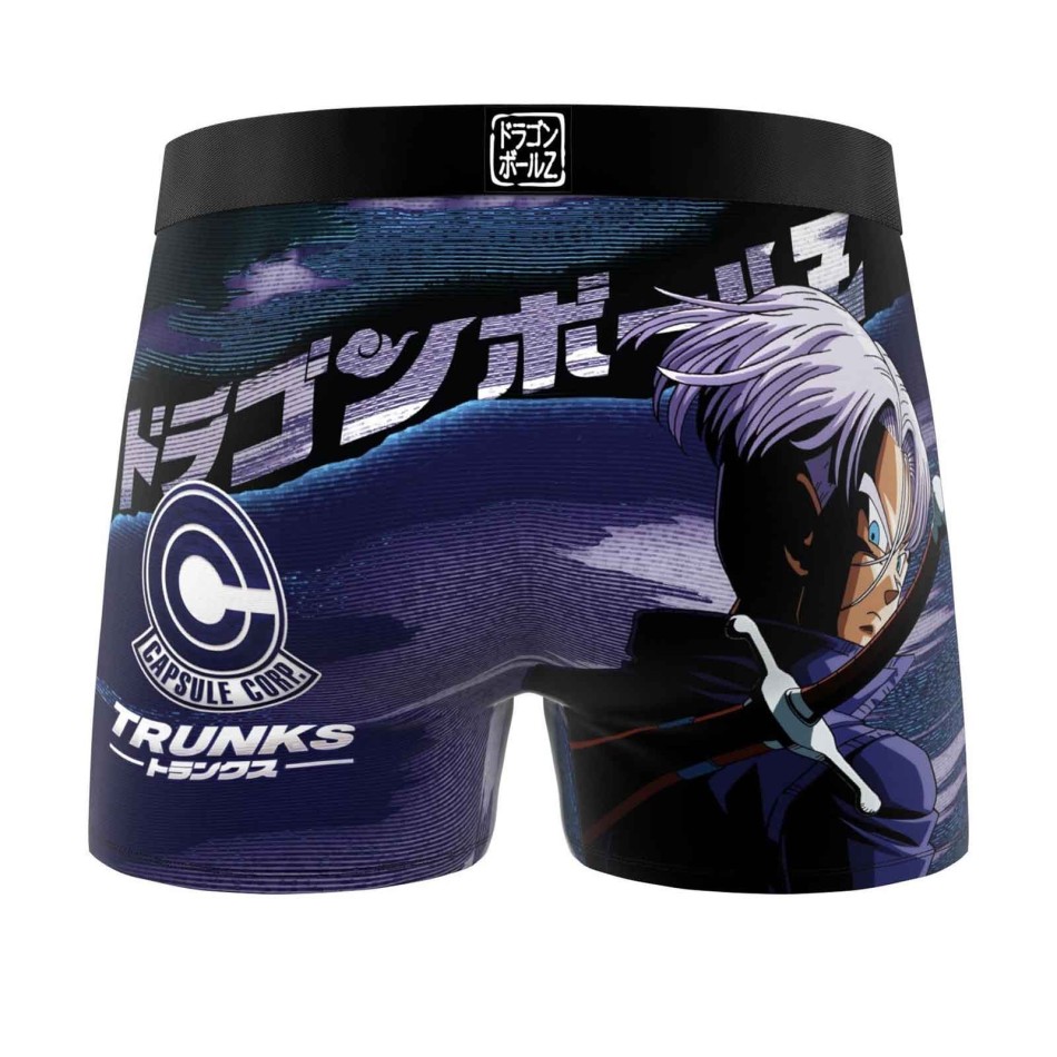 Dragon Ball Z "Trunks" Men's Microfibre Boxer Shorts (Men's Boxer Shorts) Freegun at FrenchMarket