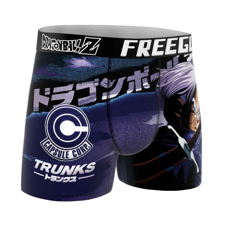Boxer da uomo in microfibra Dragon Ball Z "Trunks" (Boxer da uomo) Freegun su FrenchMarket