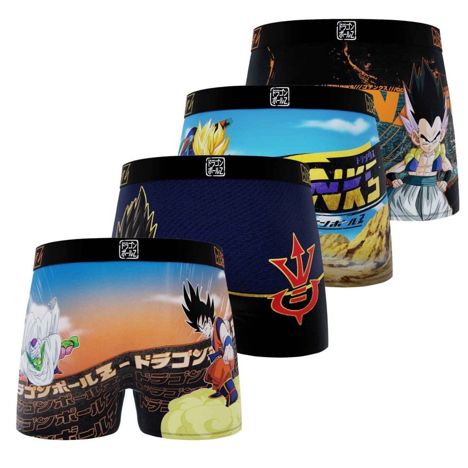 Dragon Ball Z" Herren-Boxershorts aus Mikrofaser (Herren-Boxershorts) Freegun bei FrenchMarket