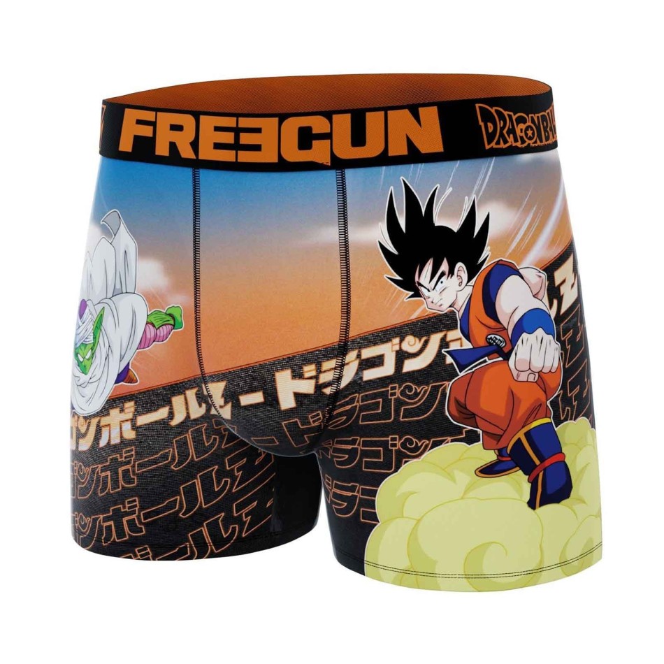 Dragon Ball Z" Herren-Boxershorts aus Mikrofaser (Herren-Boxershorts) Freegun bei FrenchMarket