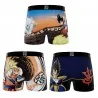 Set van 3 Dragon Ball Z jongensboxershorts (Set jongensboxershorts) Freegun chez FrenchMarket