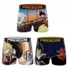 Set van 3 Dragon Ball Z jongensboxershorts (Set jongensboxershorts) Freegun chez FrenchMarket