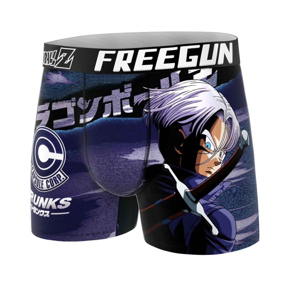 Set of 4 Dragon Ball Z Boys’ Microfibre Boxer Shorts (Boys’ Boxer Shorts Set) Freegun at FrenchMarket