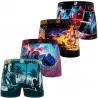 Lot de 4 Boxers Garçon"Manga Video Game" (Set jongensboxershorts) Freegun chez FrenchMarket