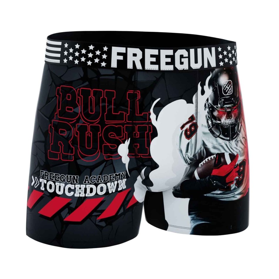 Freegun Pack of 5 Microfiber Boy's Boxers USA Collection