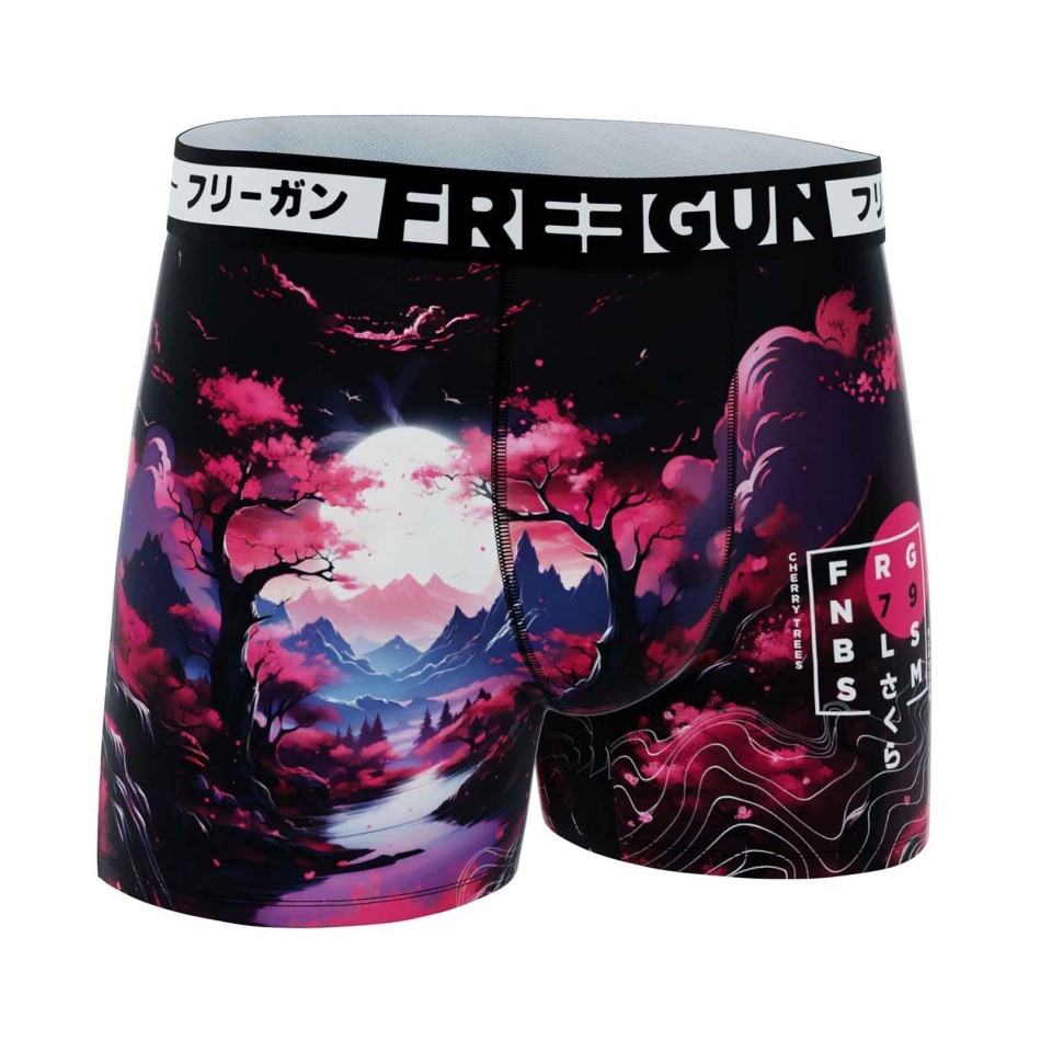 Freegun Set of 5 "Nature" Microfibre Boy's Boxer Briefs - French French Market